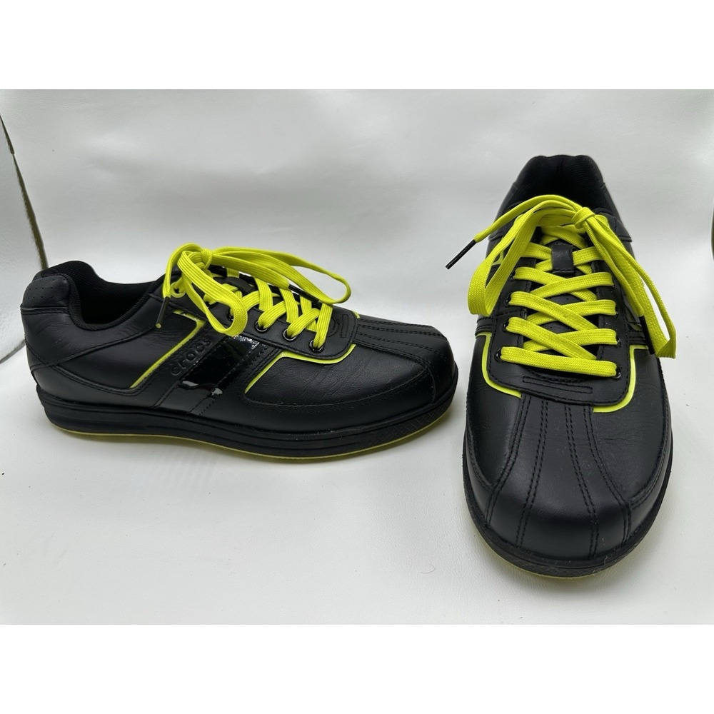 CROCS Tyne LoPro GOLF Shoes Men's US Size 7.5 Green & Black Golf Shoe Sneakers